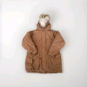 Cabelas Premier Northern Goose Down Parka Jacket M Coat Hooded Hunting Filson